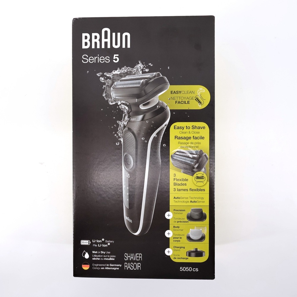 NEW Braun Series 5 5050cs Wet Dry Electric Shaver Men's Razor
